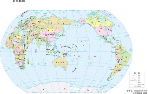 中国世界地图图片