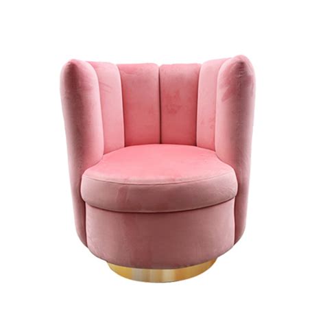 轻奢 不锈钢 粉红色布艺网红 美甲 休闲椅五指椅 手指椅 欧式 ...