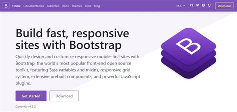 Bootstrap-Bootstrap官网:前端响应式布局框架-禾坡网