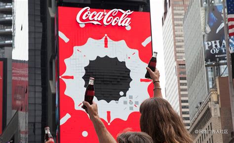 可口可乐纽约时代广场3D互动广告牌 - 品牌营销案例 - 网络广告人社区