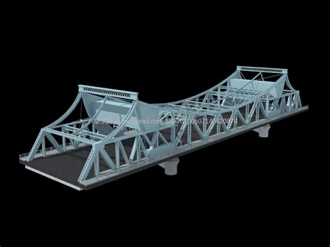 天津解放桥max模型_基础设施模型下载-摩尔网CGMOL