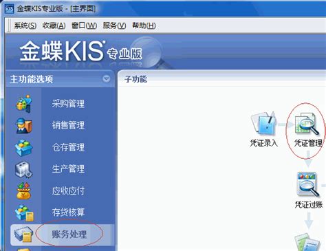 金蝶kis专业版12.3，软件功能界面预览。 – 软海网