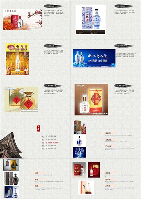 创意酒文化中国白酒文化介绍ppt模板_PPT牛模板网