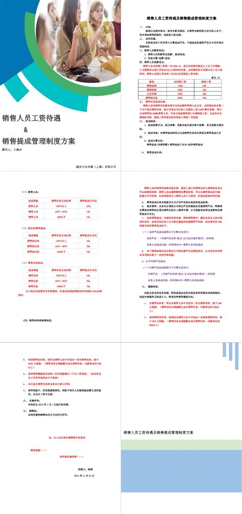 销售人员工资待遇及销售提成管理制度方案word模板免费下载_编号vopajerg5_图精灵