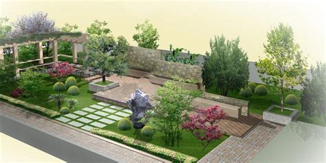 乡村风格的花园创意_中国建筑绿化网
