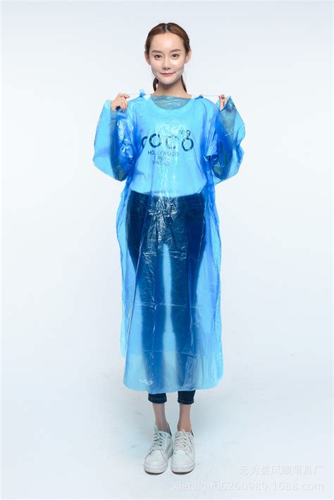 批发长款连体户外雨衣 成人时尚雨衣 电动自行车雨衣长身反光-阿里巴巴