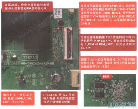 TCL L26E10液晶电视开机暗屏马上保护的故障维修 - 家电维修资料网