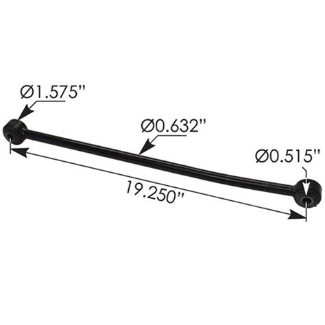 BESTfit 19.25 Inch Radiator Support Rod Replaces 3838980C1 & BT-8980 ...