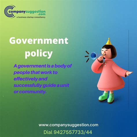 Government policy | Company Suggestion