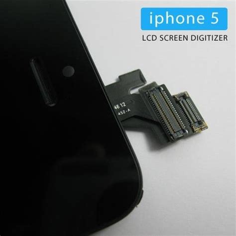 iphone 5 LCD screen digitizer assemble for iphone 5 black and white ...