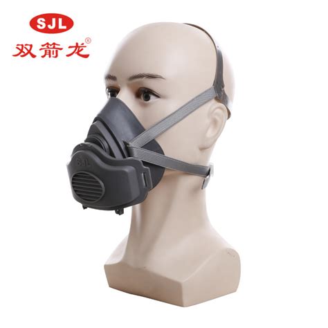 双箭龙工业防尘口罩 装修煤矿粉尘颗粒防尘口罩 劳保口罩防尘面罩-阿里巴巴