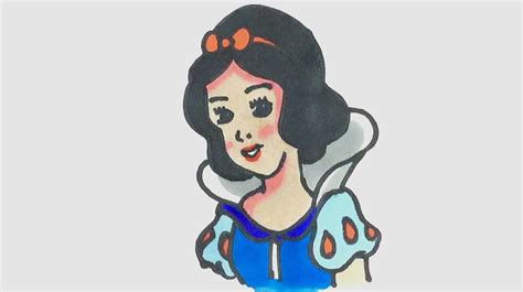 怎么画白雪公主和小矮人画法简笔画教程涂色 - 巧巧简笔画
