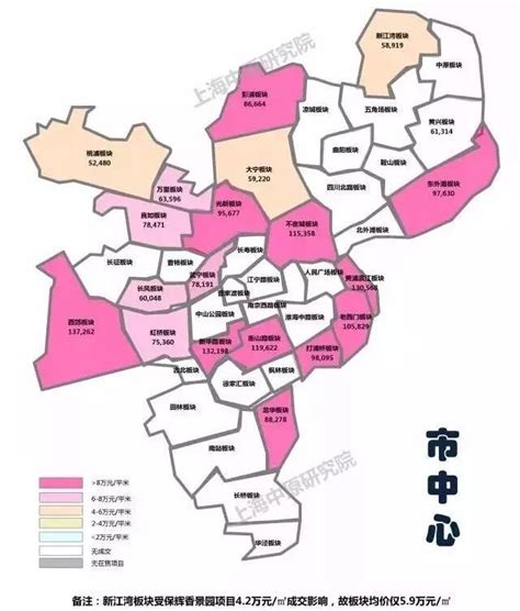 2017上海房价分布图,上海年房价图,上海房价分布图_大山谷图库