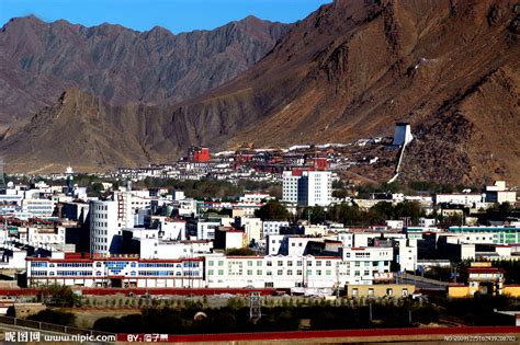 西藏自治区日喀则市白居寺航拍高清图片下载-正版图片501546842-摄图网