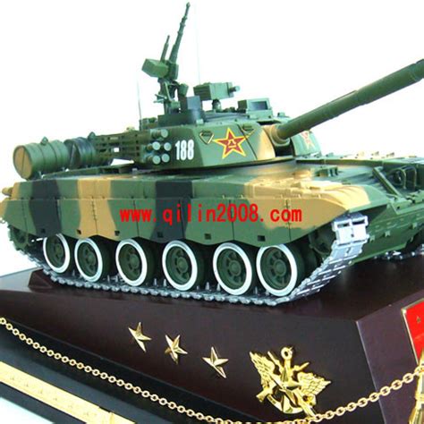 中国98式主战坦克模型，迷彩豪华型