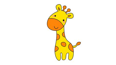 儿童简笔画教程：教你画萌萌哒的长颈鹿!-露西学画画