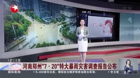 国务院灾害调查组发布《河南郑州“7·20”特大暴雨灾害调查报告》_新浪新闻