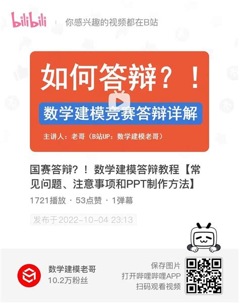 造物云头条-国赛答辩？！数学建模答辩教程【常见问题、注意事项和PPT制作方法】-在线3D营销设计 - 造物云