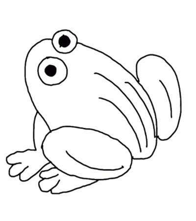 简笔画青蛙画法教程 - 学院 - 摸鱼网 - Σ(っ °Д °;)っ 让世界更萌~ mooyuu.com