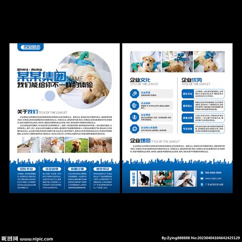 宠物医院宣传单设计图__海报设计_广告设计_设计图库_昵图网nipic.com