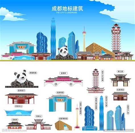 广州塔中式城市地标建筑元素素材下载-正版素材401776733-摄图网