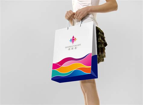 针纺织企业logo+名片设计-设计案例_彩虹设计网