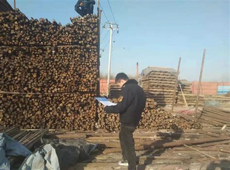 河北固安县柳泉镇依法清理整顿违规木材市场-木业网