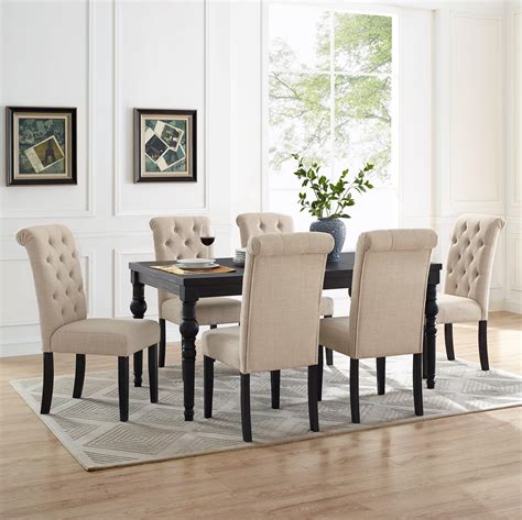 Roundhill Leviton Urban Style Counter Height Dining Set: Table and 6 ...
