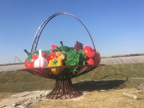 玻璃钢雕塑仿真蔬菜水果篮子雕塑南瓜白菜生态园农业园装饰品 ...