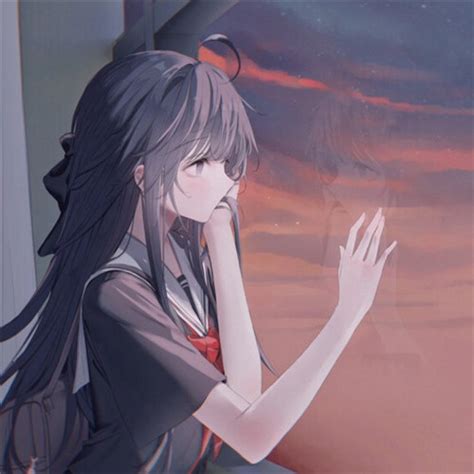 动漫摸女生头图片