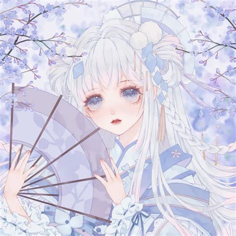 动漫少女心背影图片