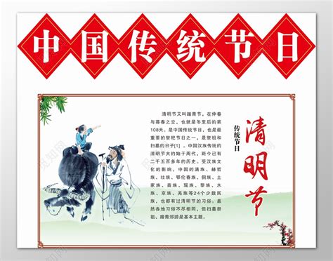 中国二十四节气清明节节气介绍PPT模板_PPT牛模板网