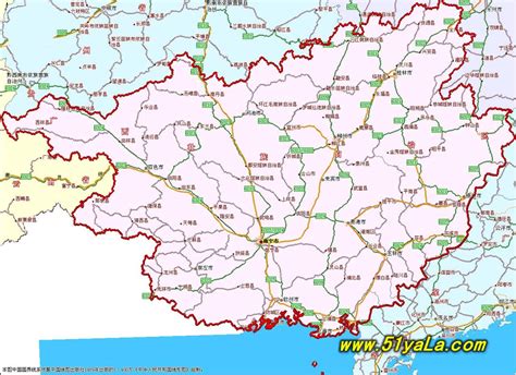 广西地图全图图片