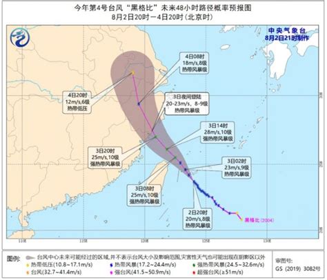 2020台风黑格比最新实时路径图（持续更新…）- 杭州本地宝