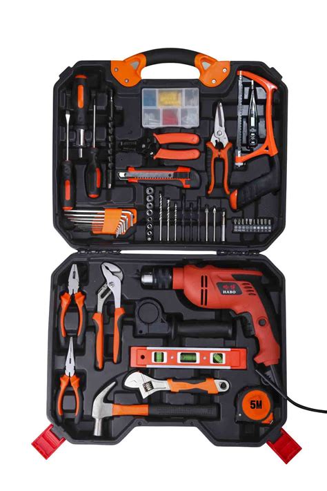 得力3703多用途组合工具套装(橙)(套)家用工具箱五金工具套装-阿里巴巴