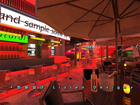 落日沙滩的餐酒吧设计——历新设计_历新设计-站酷ZCOOL