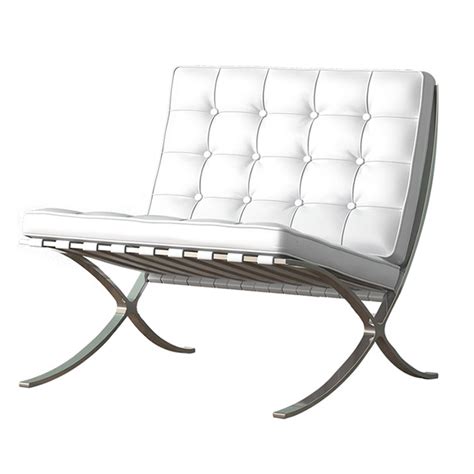 办公真皮沙发椅巴塞罗那不锈钢椅子 洽谈椅现代简约接待椅 休闲会客单人沙发
