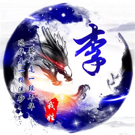 姓氏头像非主流蓝