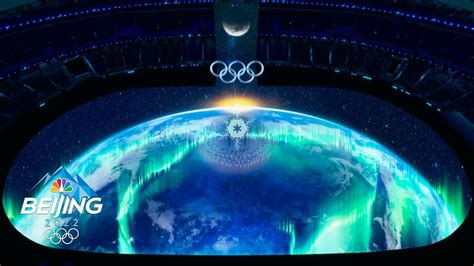 北京冬奥会开幕式黑科技：全球最大8K超高清地面显示系统，冰立方破冰成奥运五环_手机新浪网