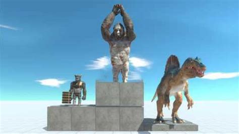 生物对战模拟器：超级猩猩王在单挑局里是最强的_腾讯视频