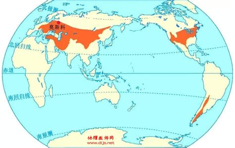 【地理图库】世界13种气候类型单一分布图（建议收藏）_热带雨林