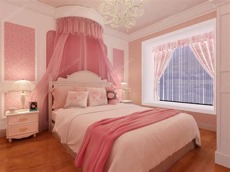 公主的粉色系列女孩房！儿童房装修设计效果图-家居快讯-广州房天下家居装修
