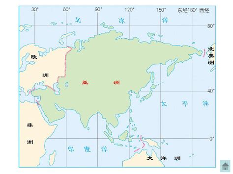 亚洲大陆地图 Asia Continent Map素材 - Canva可画