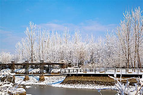 厚厚白雪的乡村房屋高清图片下载_红动中国