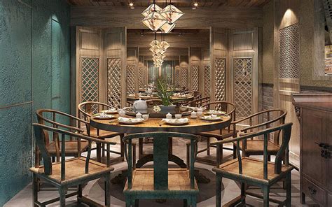 高档餐厅设计效果图-杭州众策装饰装修公司