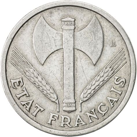 #422724 France, Bazor, Franc, 1943, Paris, TTB, Aluminium, KM:902.1 ...