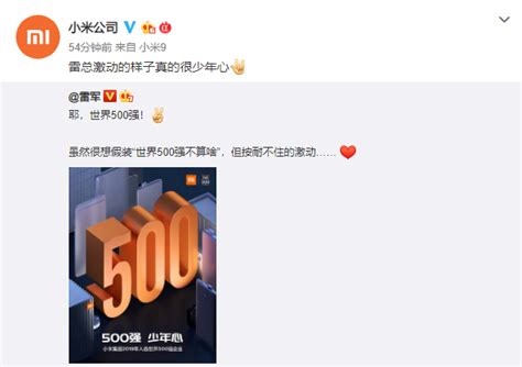 小米首次入选《财富》世界 500 强：成立仅 9 年__凤凰网