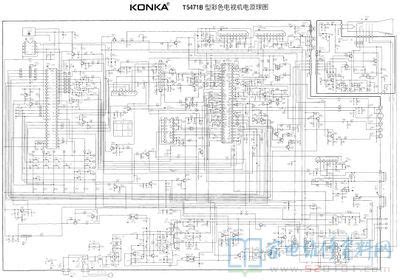 康佳T5475B彩电电路原理图（M37211-M2 TDA8361 LA7830 TDA1013x2 分立电源） - 家电维修资料网