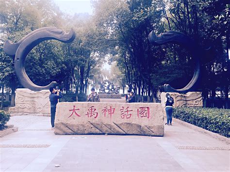 汉阳江滩大禹神话园,雕塑艺术,文化艺术,摄影素材,汇图网www.huitu.com
