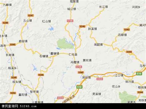 仁化县地图 - 仁化县卫星地图 - 仁化县高清航拍地图